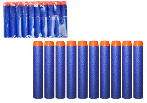 Miękkie Naboje Piankowe Do Pistoletów 10 Sztuk Niebieskie LEAN TOYS