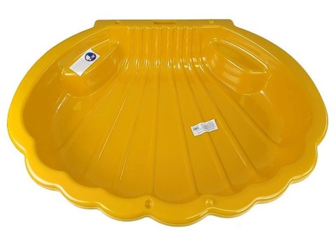 Piaskownica Basen Dla Dzieci 2w1 Muszelka Żółta 110cm 2075 Dorex