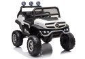 Pojazd na Akumulator Mercedes Unimog S Biały LEAN CARS