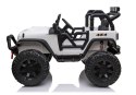 Auto na akumulator Jeep JC666 Biały LEAN CARS