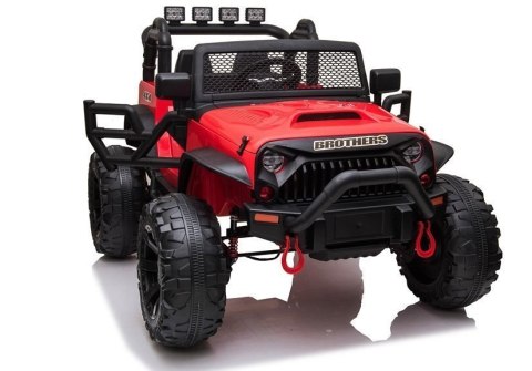 Auto na akumulator Jeep JC666 Czerwony LEAN CARS