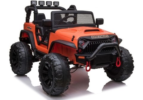 Auto na akumulator Jeep JC666 Pomarańczowy LEAN CARS
