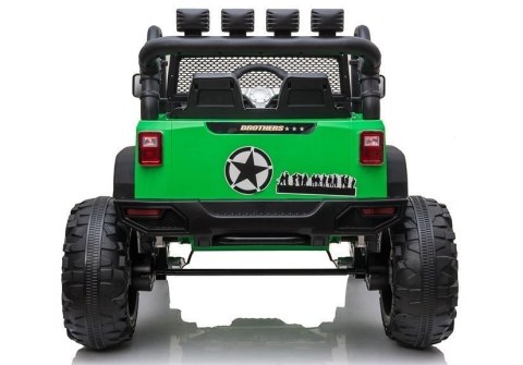 Auto na akumulator Jeep JC666 Zielony LEAN CARS
