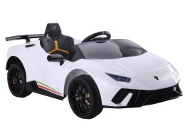 Auto na akumulator Lamborghini Huracan Białe LEAN CARS