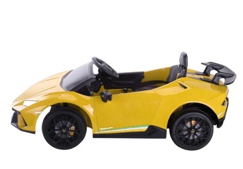 Auto na akumulator Lamborghini Huracan Żółte LEAN CARS