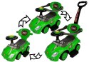 Jeździk z Pchaczem Mega Car 3w1 Zielony LEAN CARS