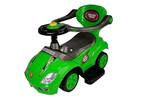 Jeździk z Pchaczem Mega Car 3w1 Zielony LEAN CARS
