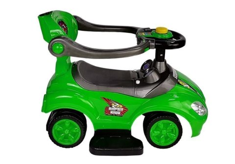 Jeździk z Pchaczem Mega Car 3w1 Zielony LEAN CARS