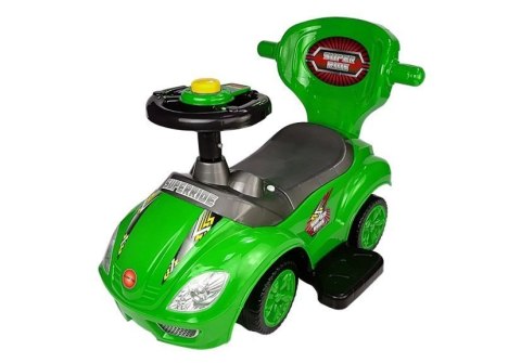 Jeździk z Pchaczem Mega Car 3w1 Zielony LEAN CARS