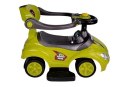 Jeździk z Pchaczem Mega Car 3w1 Żółty LEAN CARS