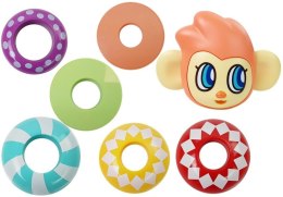 Edukacyjna Piramidka Małpka z Dźwiękami, Nauka Liczb LEAN Toys