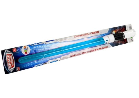 Miecz Świetlny Kosmiczny Bohatera Galaktyki Dźwięki Niebieski 68 cm LEAN Toys
