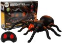 Ogromny Pająk na Baterie Zdalnie Sterowany R/C czarno -pomarańczowy LEAN Toys
