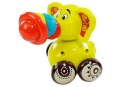 Samochodzik Autko Słoń dla Niemowlaka Ruchoma Trąba LEAN Toys